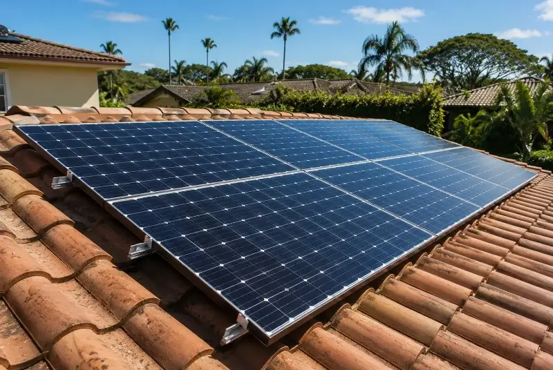 Installation de panneaux solaires à Aumessas